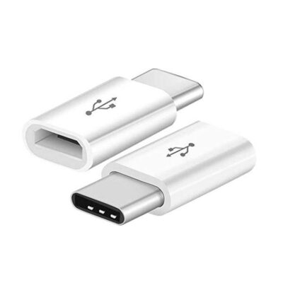 Micro USB To Type C Adaptor White VT-5149