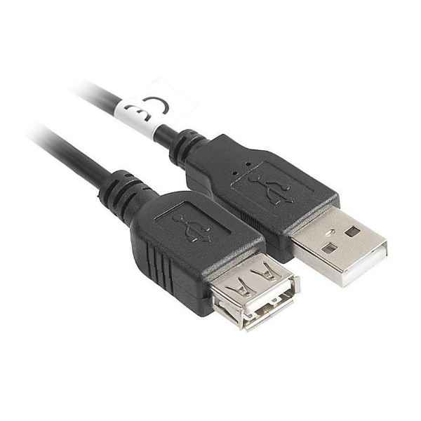 Kabell USB M/F 1.8M Aculine USB-001