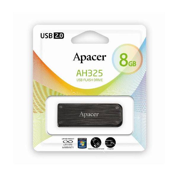 Usb Flash Drive 8GB Apacer AH325 Black(AL)
