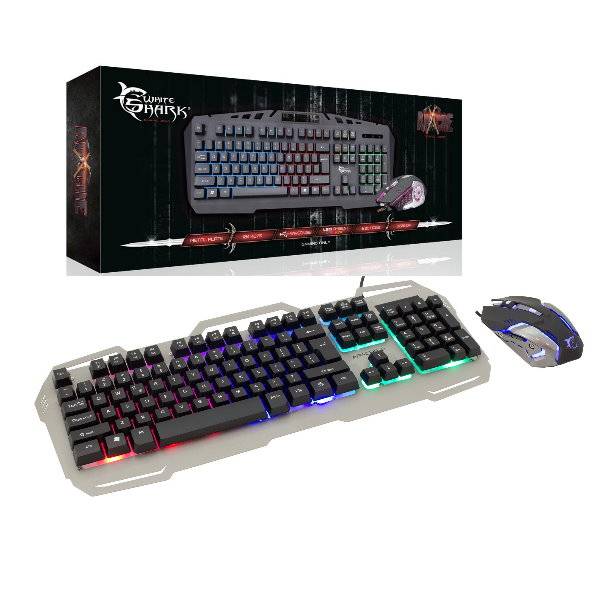 Tastiere White Shark KB+ Mouse GMK-1901