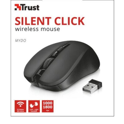Trust Mydo Silent Click Wi-Fi mouse Black(AL)