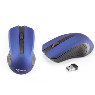 Mouse SBOX Wireless Blue WM-373 (AL)