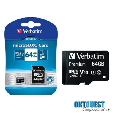 Verbatim 64GB Premium MicroSDXC Memory